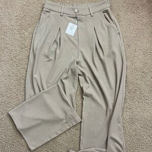 Wide leg dress pants